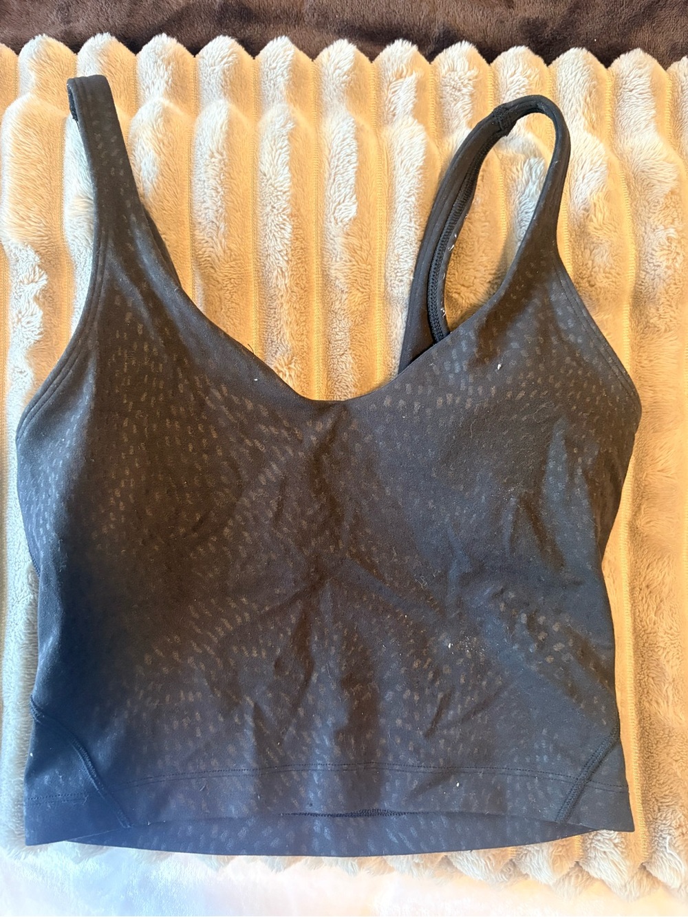LULULEMON Black Align V-Neck Tank Top